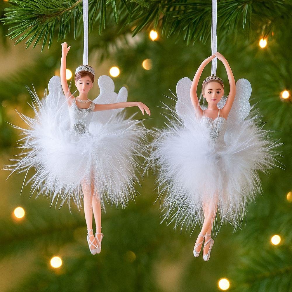 Cute Christmas Ballet Girl Pendant Dance Theme Christmas Tree Pendant  Holiday Decor