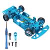 RC Car Assembled Chassis Frame Aluminum Alloy with Wheels for 1Celsius28 284131 K969 K979 K989 K999