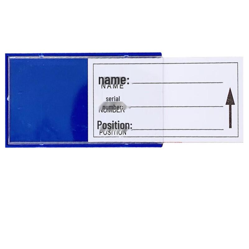 Transparent Strong Magnetic Label Holders