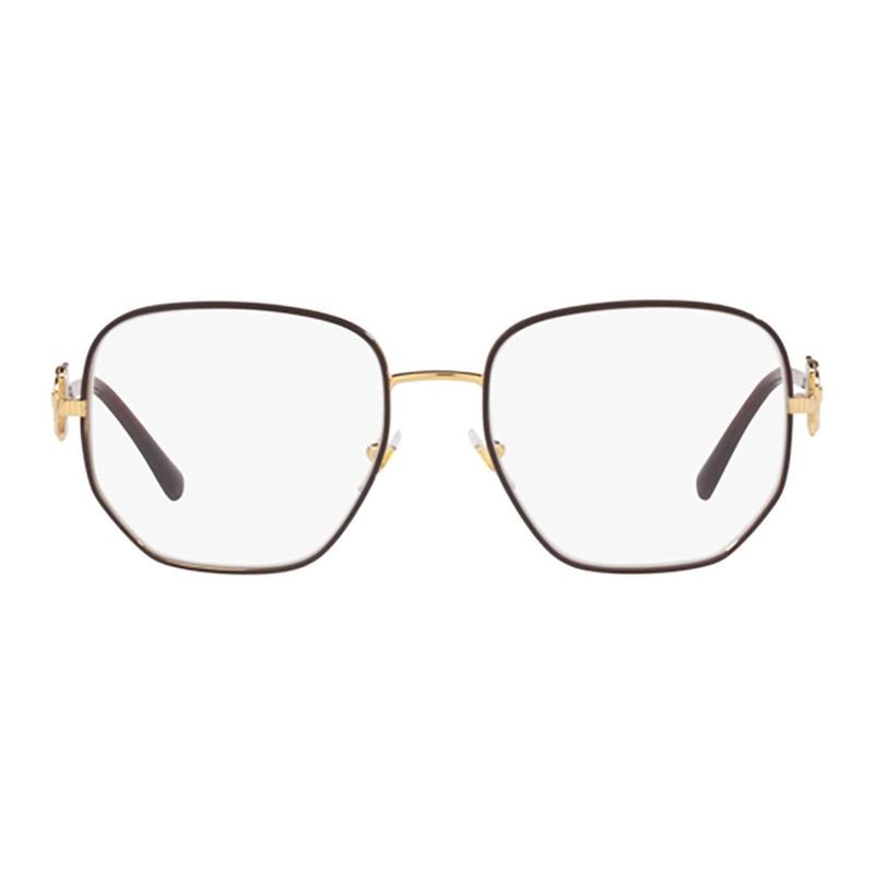 Versace Fashionable personality alloy frame irregular shape optical glasses women's gold 3569851 VE12831480-gold 54