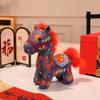 Lucky Horse Plush Toy 2026 Year of The Statue Stuffed Pony Doll Auspicious Festival Decor Gift for Adult Child Family