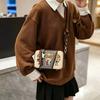 BEIBAOBAO New Cute Cartoon Bear Women's Messenger Bags Creative Trendy Ladies Single Shoulder Bags Fashion Lightweight Simple Underarm Bags for Female