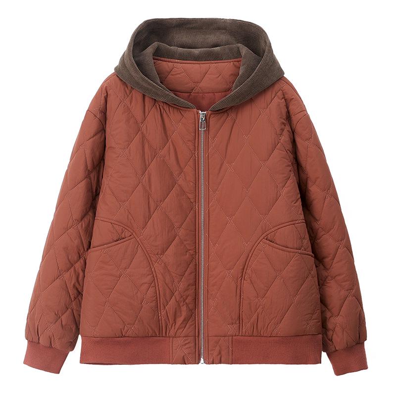 Women's 2024 Winter Hooded Cotton Coat: New Fashion Casual, Loose, Thickened, Warm Jacket