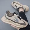 Men's Shoes Fashion Lace-up Casual Sports Shoes Four Seasons Fashion Daddy Footwear Low Help Set Foot Thick Sole Sneakers Men