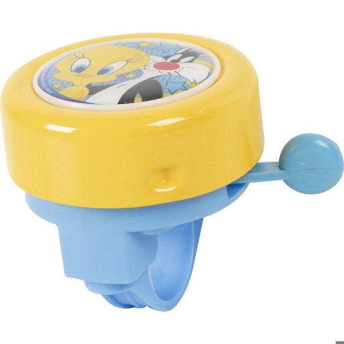 Quad - Kart - Buggy Tataway Cloche Vélo Enfant Fille Looney Tunes Métal Titi Sylvestre Bleu Jaune Vélo