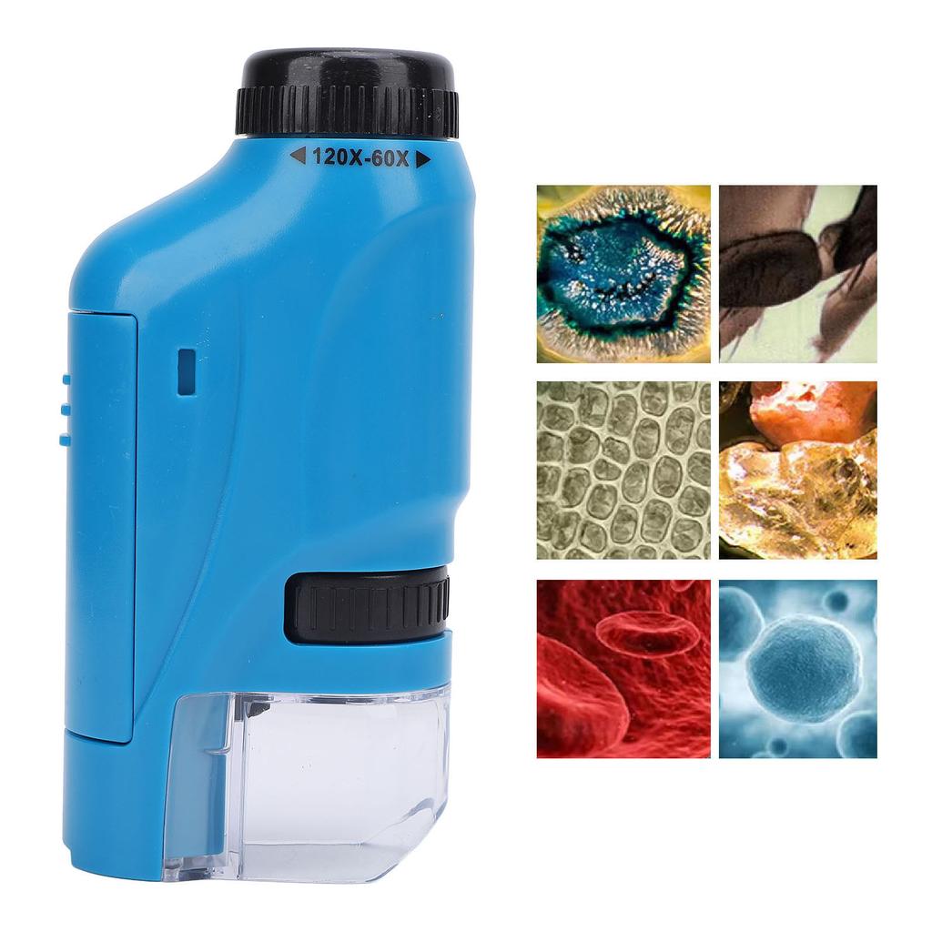 Kids Handheld Microscope Portable High Definition Battery Powered Microscope for Students