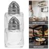 10 Pcs Coffee Grinder Mini Spice Jar BBQ Bottle Condiment Holder Pepper Shaker Flasks Salt Transparent Seasoning Travel