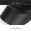 ZHENYUEQI Women's Vintage PU Leather Beret