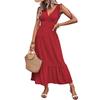 TikTok Independent Station Cross-border Long Dress Summer New European and American Elegant Holiday Style Women's Halter Dress