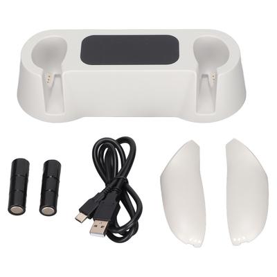 Dual-Ladestation Schnellladung Touch-Controller-Ladestation mit 2 wiederaufladbaren Akkus für