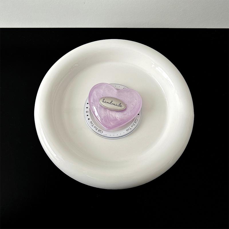 Colorful Heart Magnetic Phone Holder: Luxurious Airbag Design for Easy Viewing
