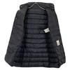 Moncler EBIHENS 2WAY Pleated Switching Trench with Inner Down Vest Coat 1 blackUsed