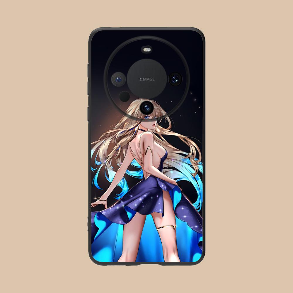 HSR Serval Matte TPU Mobile Phone Case for Huawei Mate 60 50 40 30 20 10 Pro Plus Lite E 5G Colorful Printing Cover