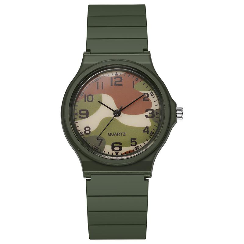 Army Green Watch Quartz Watch Hand Type Simple Neutral Student Watch