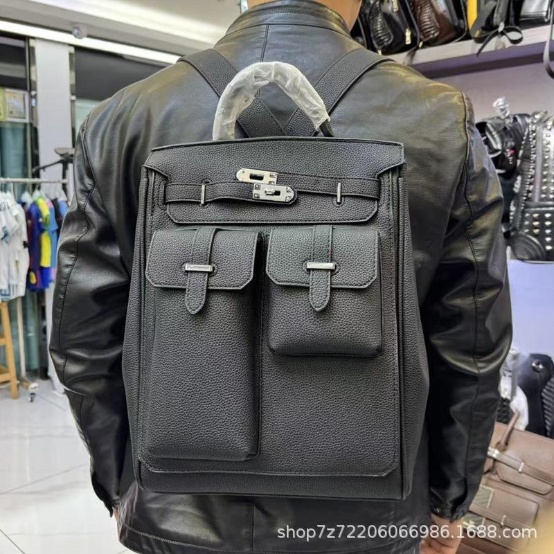 Απλή υφή δέρματος, για τη δουλειά, την καθημερινή μετακίνηση, φορητή, χιαστί ανδρικές και γυναικείες τσάντες στήθους, μοντέρνο σακίδιο, σχολική τσάντα, στυλ