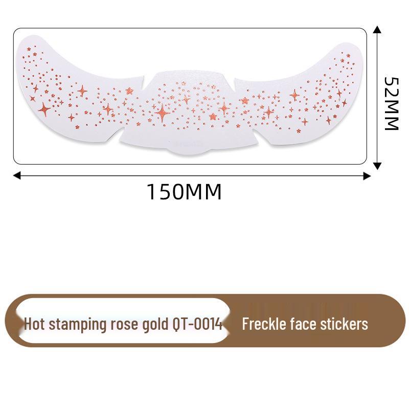 Cross Hot Stamping Tattoo Stickers: Waterproof Glitter Stars & Butterflies for Party Makeup & Stage Performance
