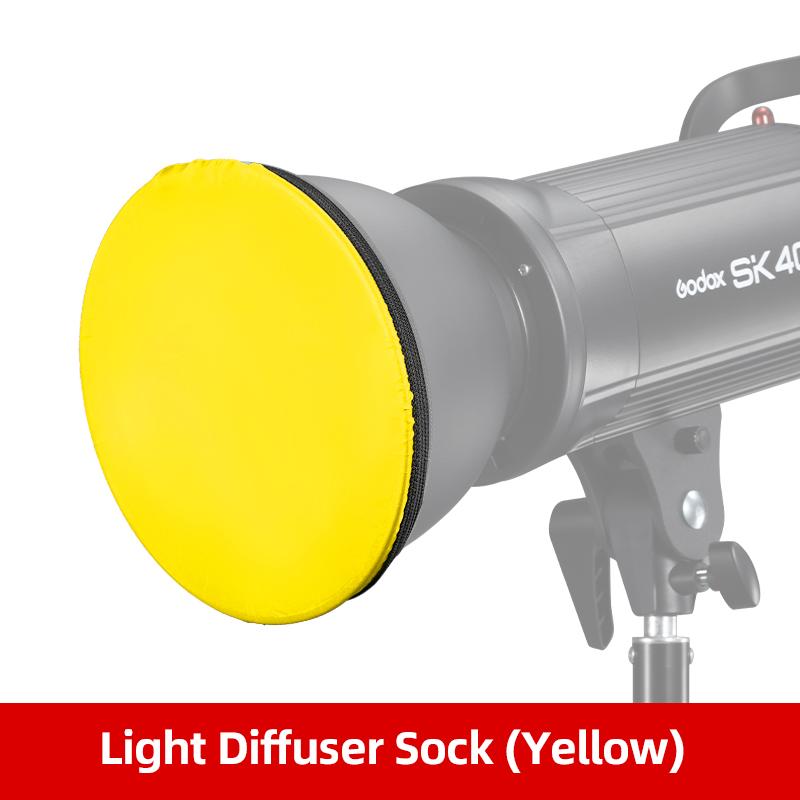 גרב מפזר אור רך 7 אינץ' 180 מ"מ 6 צבעים מסנן בד עבור Bowens Mount רגיל מחזיר אור מפזר צל צלחת חלת דבש רשת