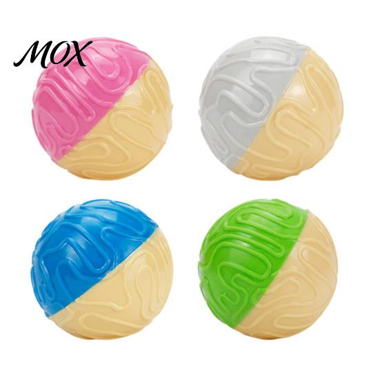 Interactive Squeaky Balls for Dogs Ball Dog Chew Toy, Indestructible Textured Teeth Fetch Toys Pets Cleaning Aggressive Chewers TPR Rubber Pet