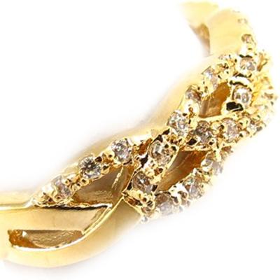 Gold Plated Wedding Ring 'Goddess'