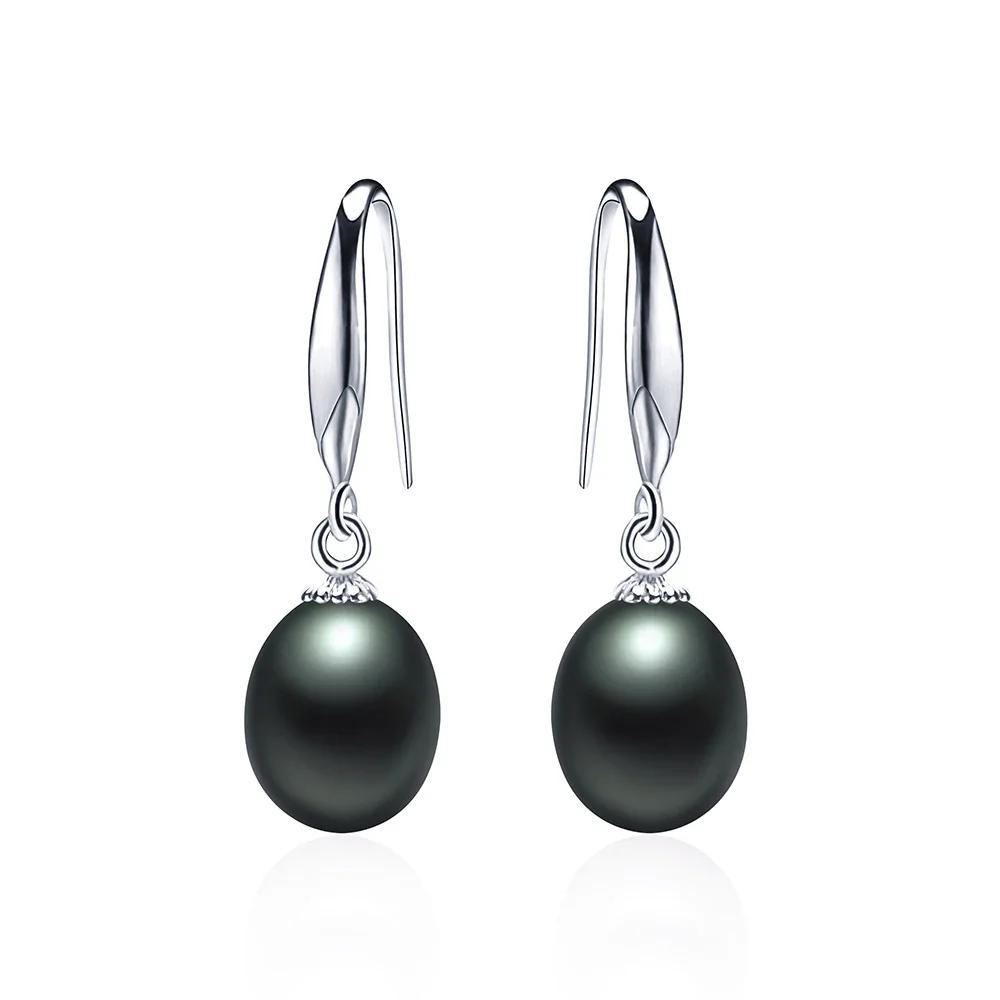 New Arrivals Natural Freshwater Cultured Pearl Drop Earrings for Women 925 Silver Earrings Wedding Jewelry
