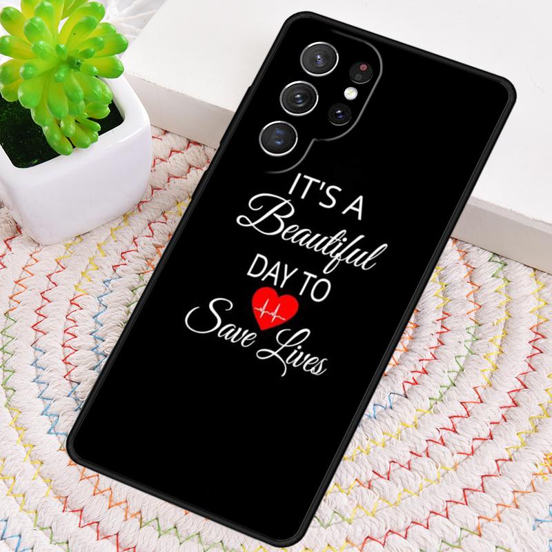 Nurse syringe heartbeat Medicine Silicone Phone Case For Samsung Galaxy note 10 pro S26 S25 S24 S23 S22 S21 Plus Ultra Cover