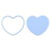 Heart-Shaped Portable Mini Vanity Mirror - HD Makeup Compact