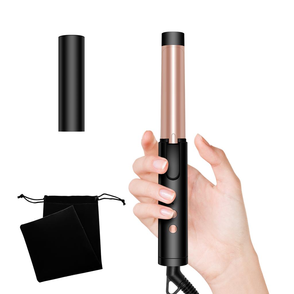 Hair CurlerCeramic Mini Curling Iron for Short Hair Small Hair Curler Iron for Travel Dual Voltage Curling Wand