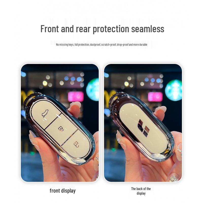 

Ideal TPU Full Coverage Key Fob Cover for One New Car - Men & Women