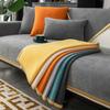 Sofa Cushion Four Seasons Leather Sofa Cover Chenier Nordic Simple Non-Slip Seat Cushion Armrest Backrest Universal Cover