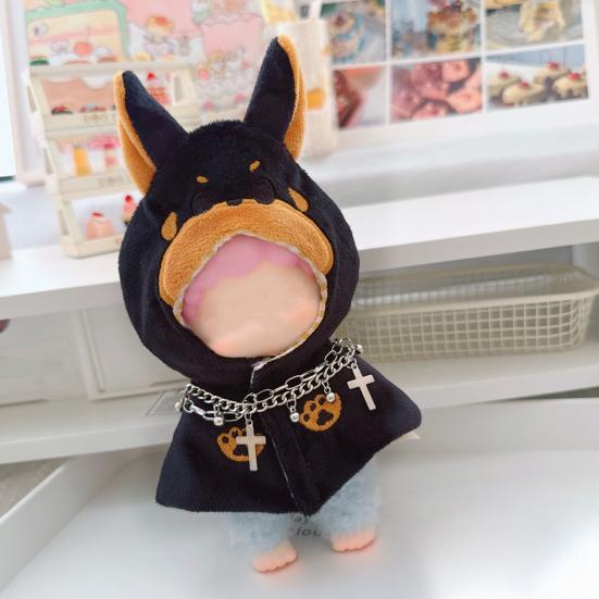 Doll Clothes Set Handmade Maid Shawl Cloak for 17cm La Bubu Dolls