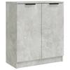 Vidaxl Szafki 2 Szt., Szary Beton 60X30X70 Cm, Materiał Drewnopochodny