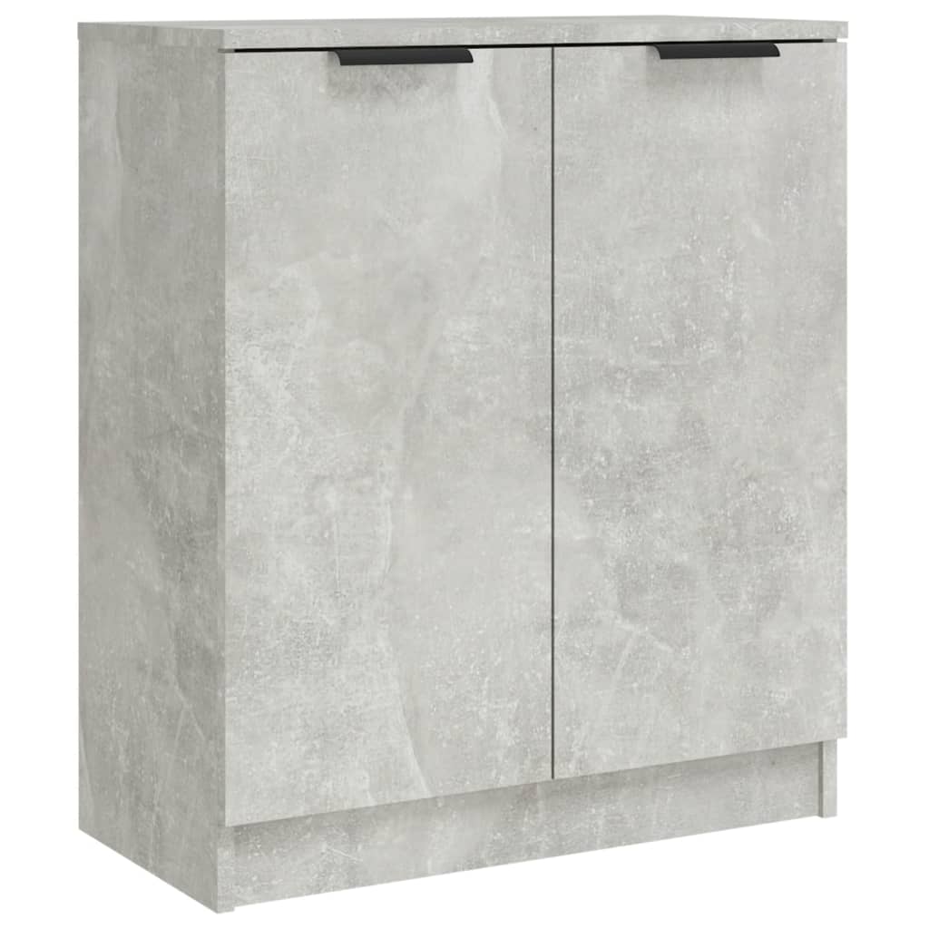 Vidaxl Szafki 2 Szt., Szary Beton 60X30X70 Cm, Materiał Drewnopochodny