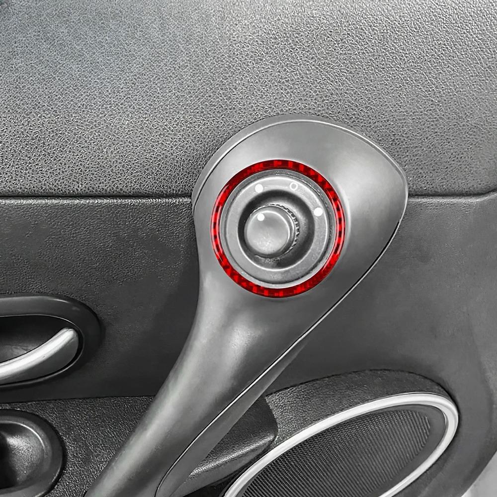 Carbon Fiber Door Handle Sticker for Renault Clio 3 2006-2012 Interior Accessories