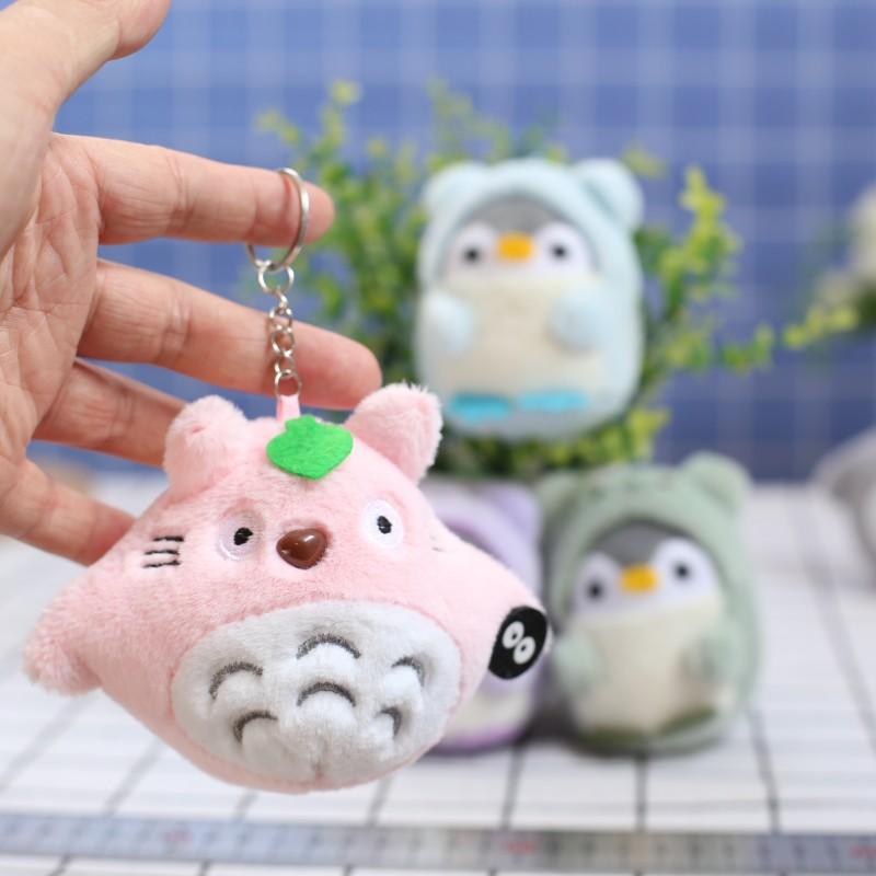 New Creative Cartoon Drag Penguin Chinchilla Plush Toy Doll Pendant Bag Hanging Ornament Doll