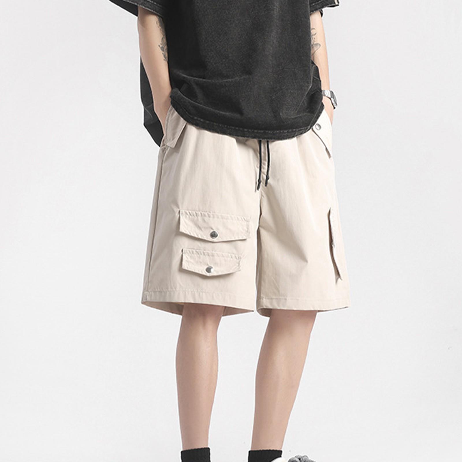 

Рабочие шорты Новые летние брюки длиной пять четвертей Мужские повседневные брюки Функциональные брюки XL хаки