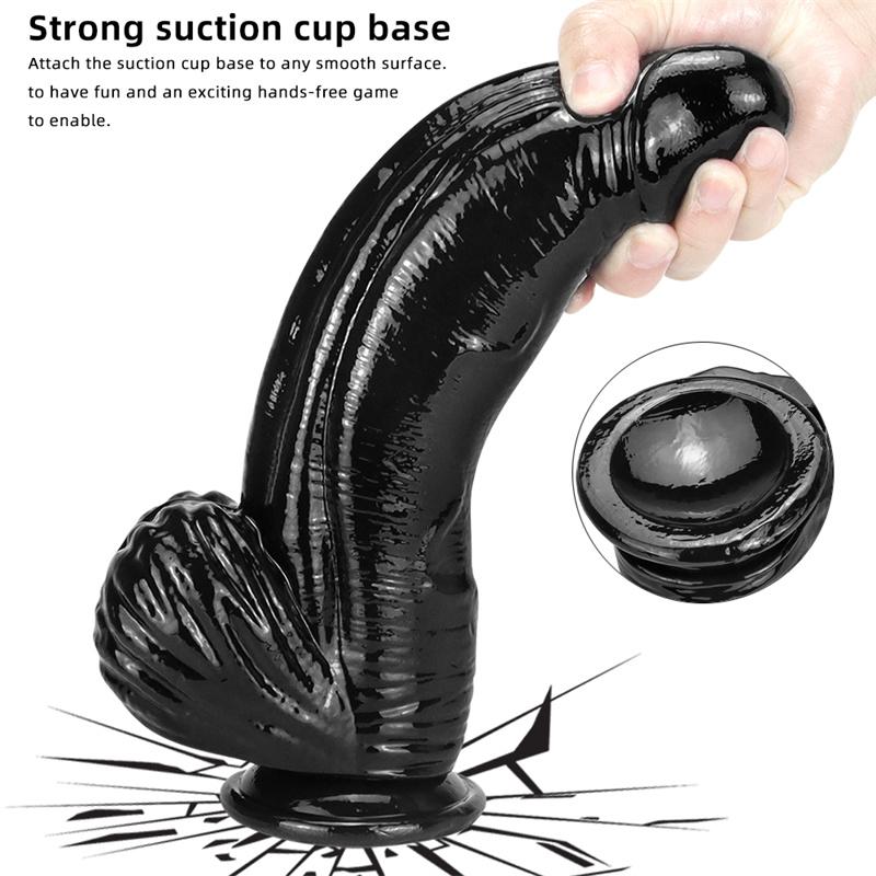 Women's Stubby Dildo Mushroom Head Big Mac Simulation Super Thick Dildo Cock Appealing Big Butt Plug