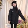 SNOWFLYING 2024 Women's Short Faux Fur Collar Down Jacket X301420726F
