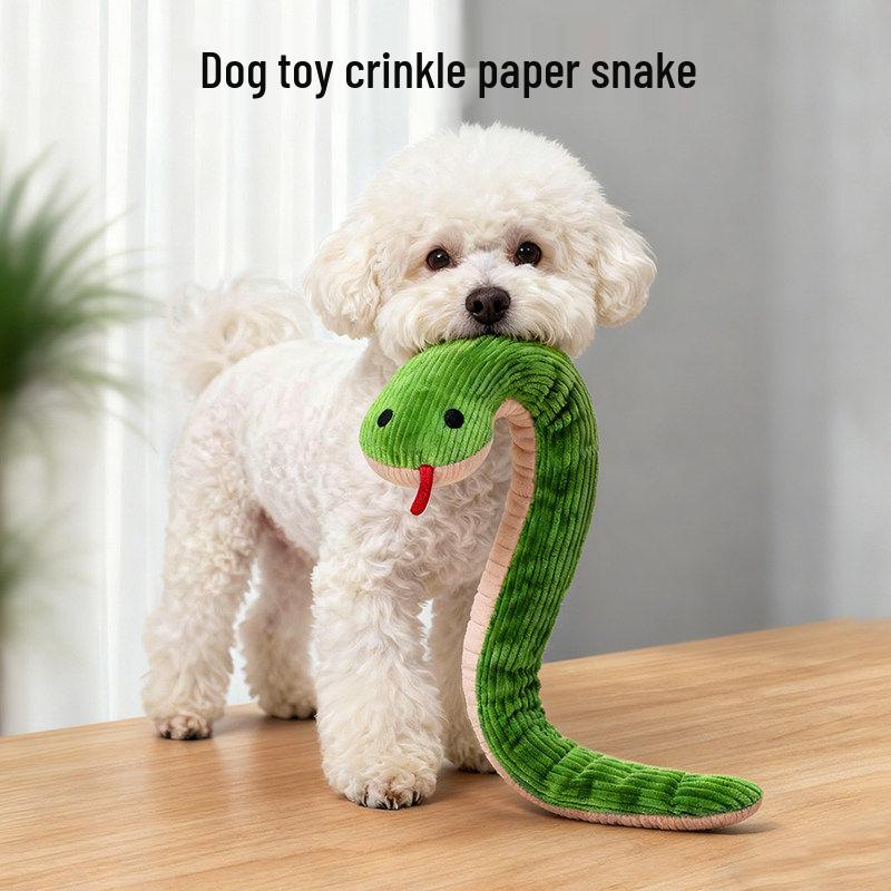 Durable Sounding Plush Dog Toy for Teething and Boredom Relief