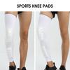 1Pc Knee Sleeve High Elasticity Comfortable Fit Compression Soft Padding Cushion Anti-collision Breathable Shock Absorption Leg Brace Support