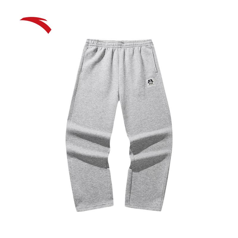 Anta Men's American-Style Loose-Fit Straight Leg Knit Casual Pants