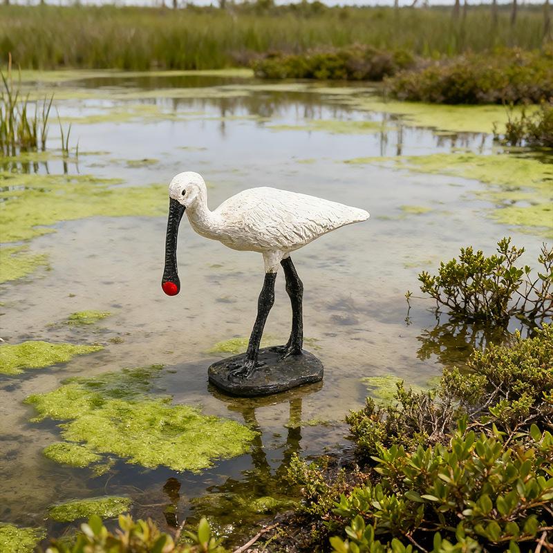 Black-faced Spoonbill Bird Simulation Model - Educational Toy for Children