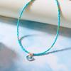 Bohemian Handmade Beads Chain Fashion Necklaces for Women Simple Metal Shell Pendant Necklaces Party Jewelry Gifts