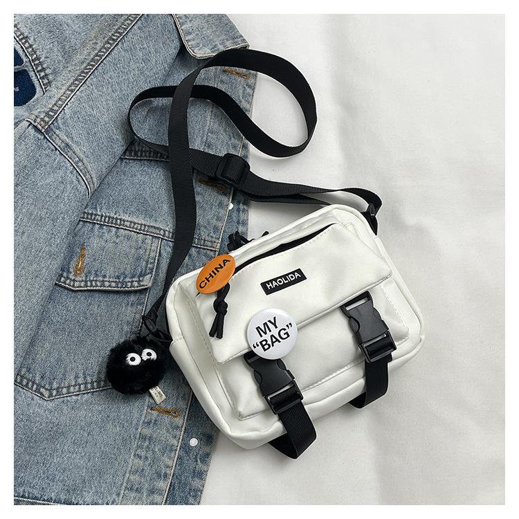 2025 Spring New Messenger Bag Small Bag Japanese Trendy Brand Casual Versatile Student Mobile Phone Bag Small Satchel Women