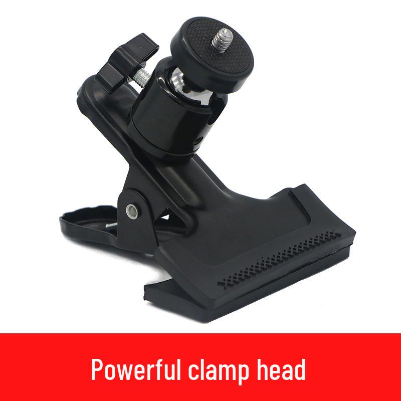 Universal Metal Desktop Stand for Mobile Live Streaming & Photography - Strong Clip, 1/4" Extension