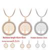 Tree of Life Pendant Necklace - European and American Jewelry - Fashionable Personality Hollow Peace Tree Necklace