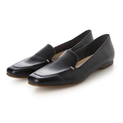 IK Plus Square Stitch Weiche Schwarze Größe 2E Damen Slipper, 1688, Glatt, 23.0 cm,