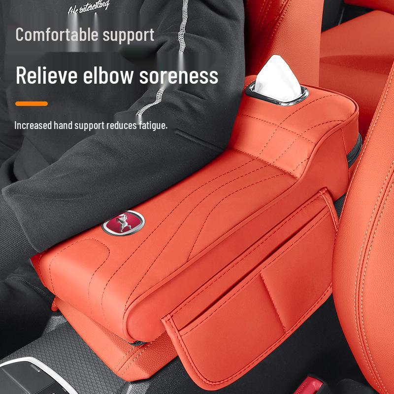 Armrest Heightening Pad with Tissue Storage for Hanteng X5/X7/X8/V7/RED 01 Xingfu e+