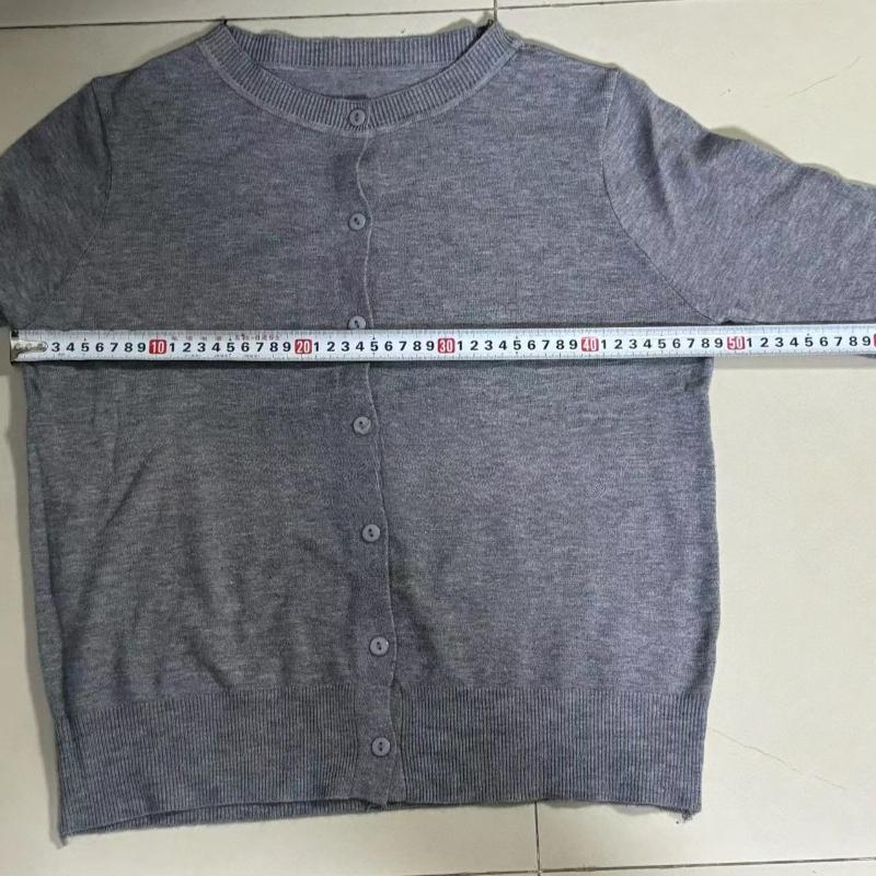 Giacca Cardigan Casual in Maglia Slim Fit alla Moda da Donna Autunno Manica Lunga Cardigan Maglione Top a Maglia Larga Maglioni Girocollo Vintage 25182