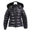 Moncler BADYFUR Shiny Nylon Short Down Jacket Jacket 0 blackUsed