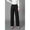High-Waist Wide-Leg Cotton Trousers for Women - Thick, Warm, Large Size, Casual Straight Fit for Middle-Aged and Seniors.